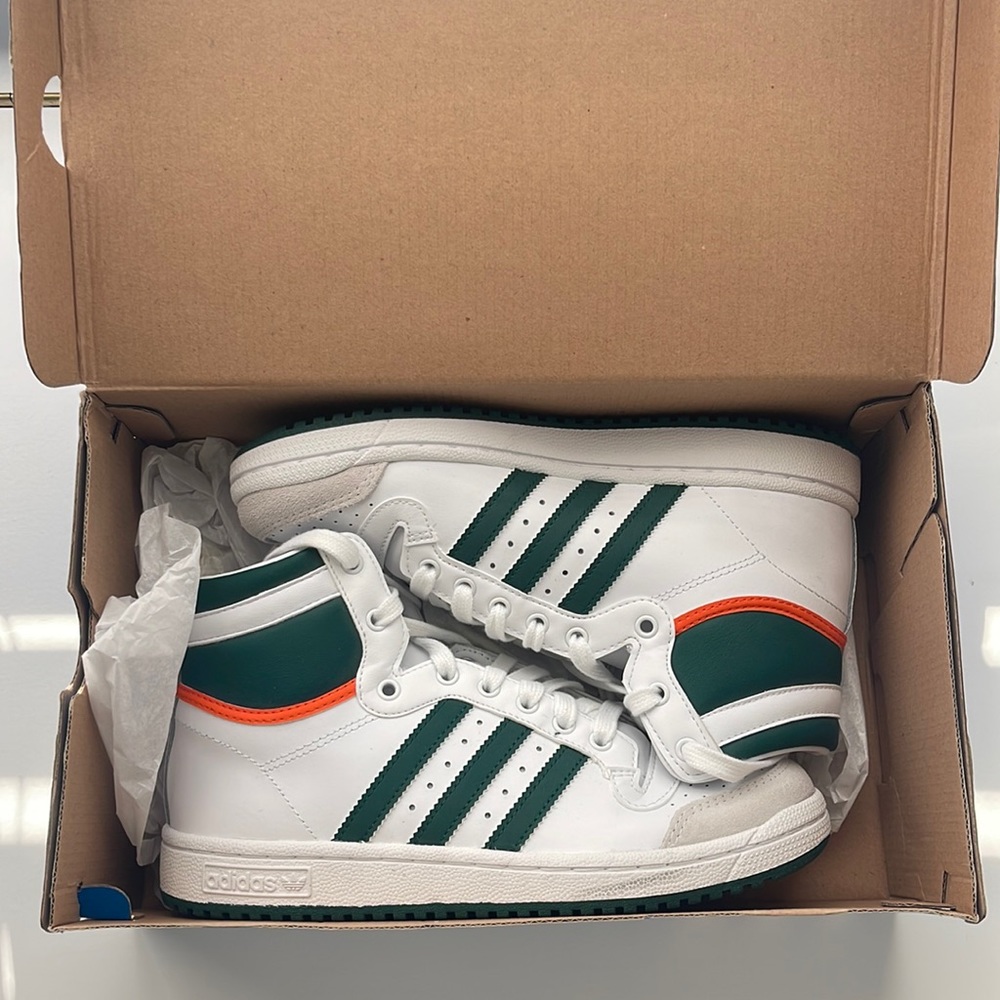 adidas high tops (never worn before)